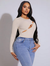 BamGleam Women's Distressed Rib-Knit Jumpsuit